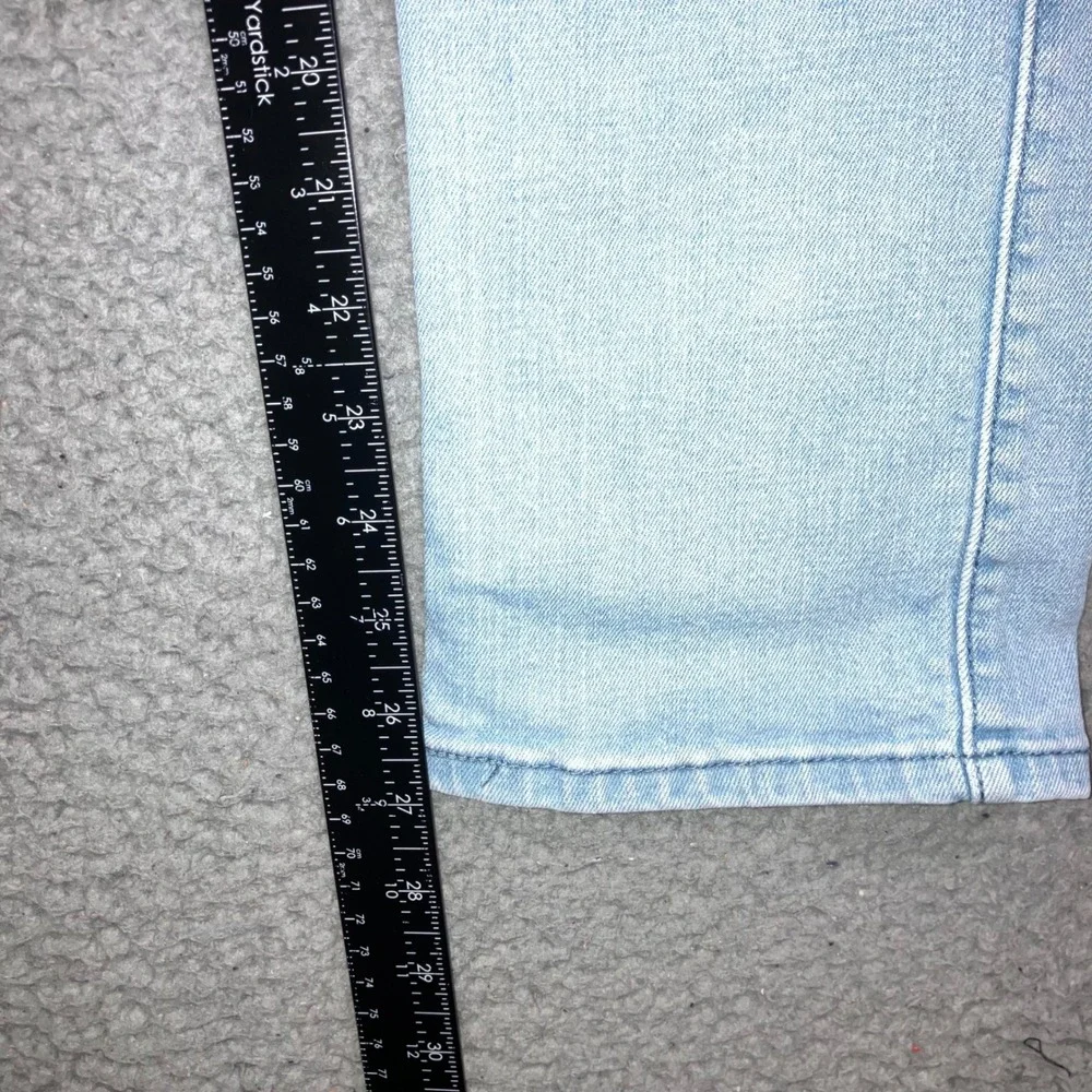 Hollister Slim Straight Jeans Mens 28x30‎ Blue Distressed Grunge Punk Fit 28x27
